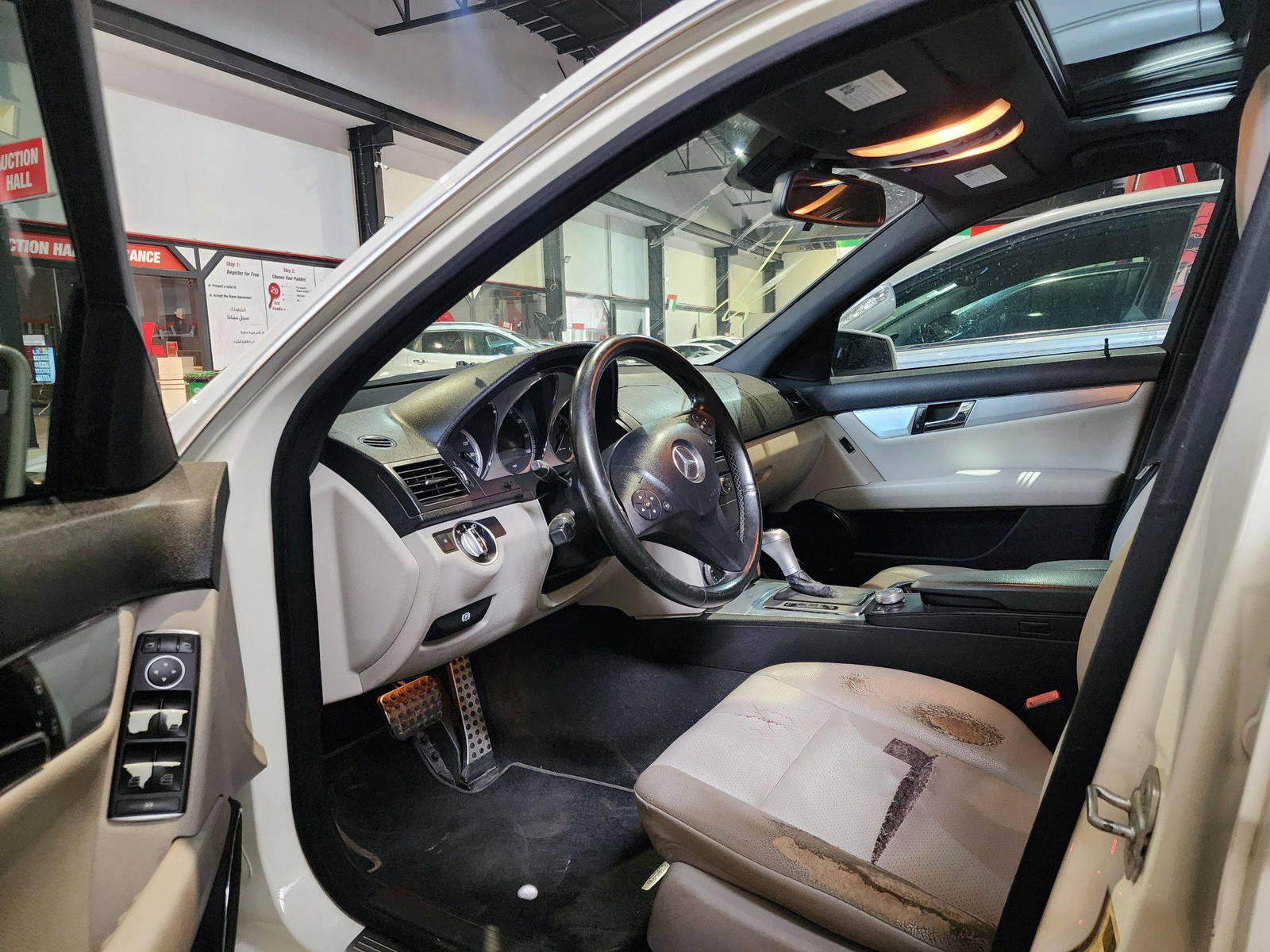 2011 MERCEDES BENZ C300 — 199725 Miles — Lot 632941 — UMM RAMOOL - Marhaba Auctions Used Cars - Image 10