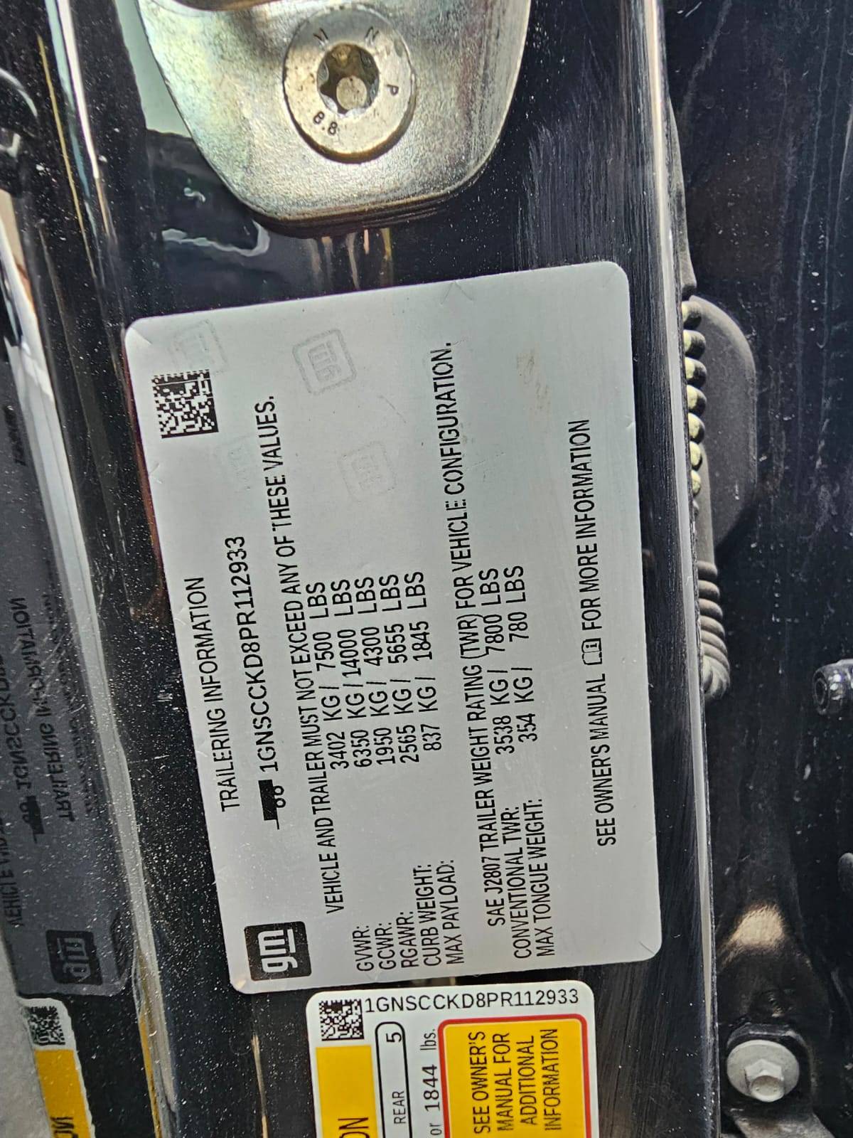 2023 CHEVROLET SUBURBAN — sold — 120611 Miles — Lot 112933 — Main - Marhaba Auctions Used Cars - Image 9