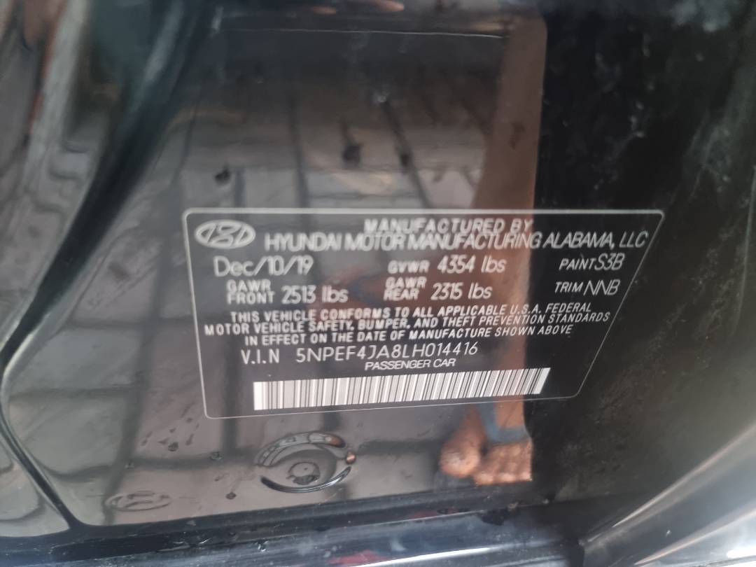 HYUNDAI SONATA 2020 - Marhaba Auction Used Cars - Image 9