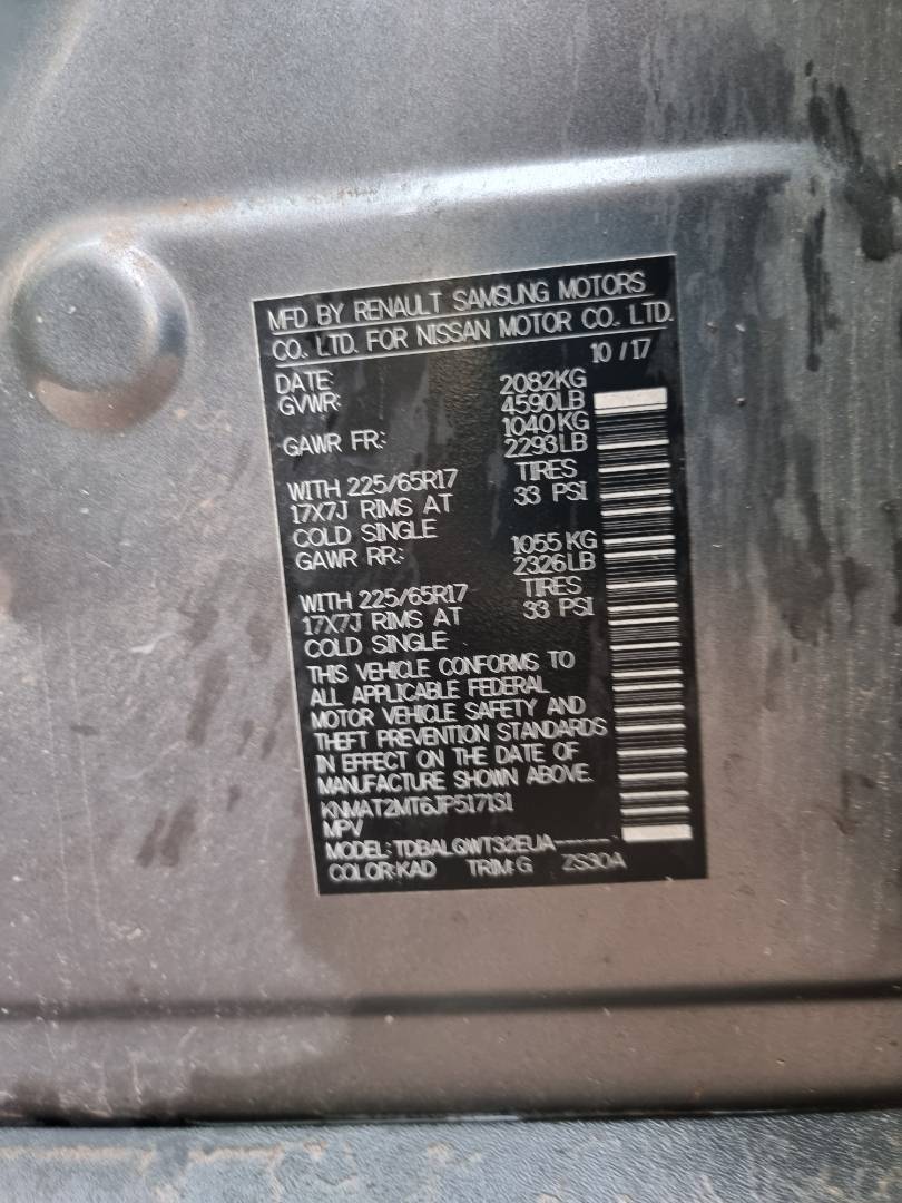 NISSAN ROGUE 2018 - Marhaba Auction Used Cars - Image 8