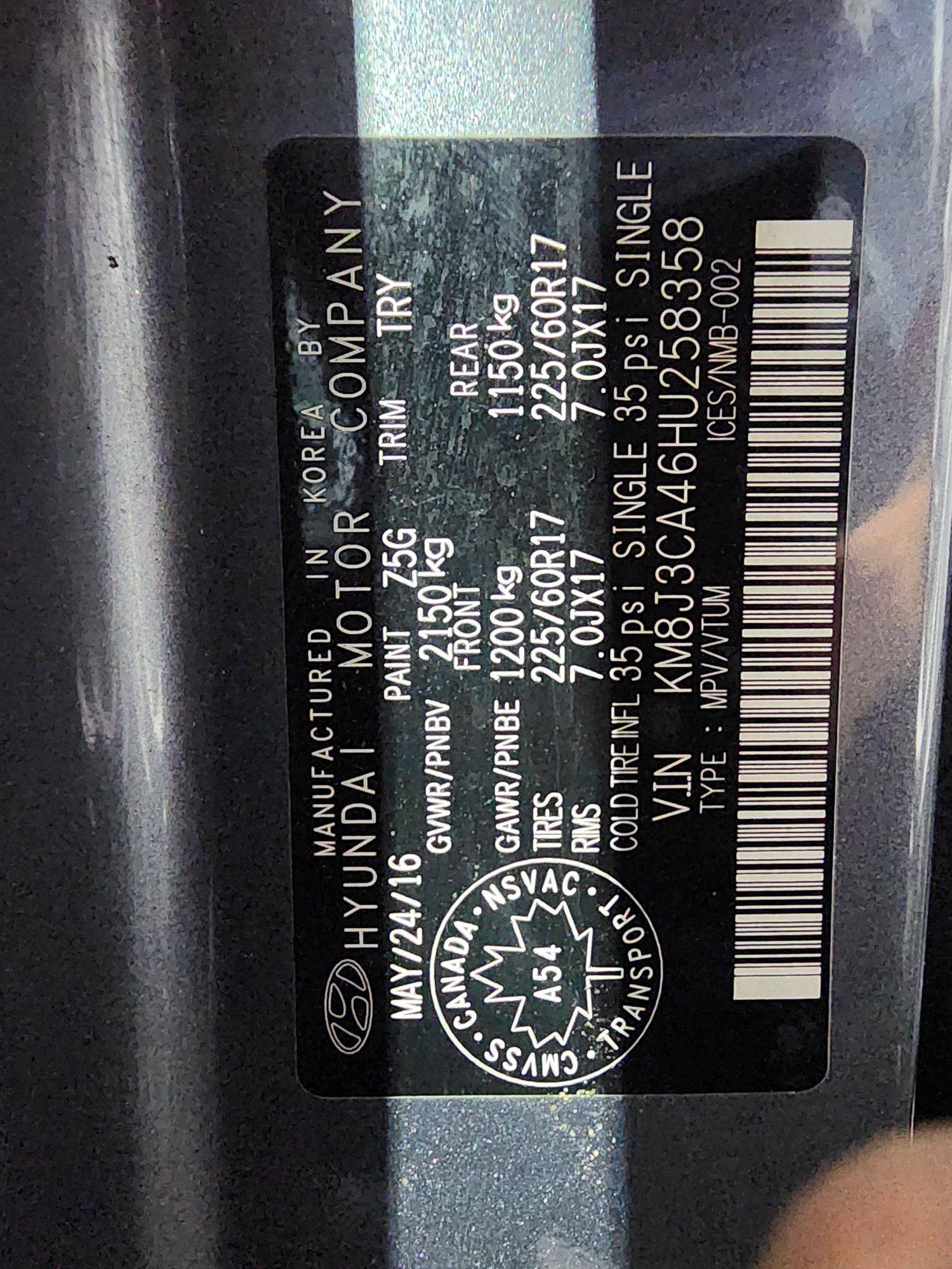 HYUNDAI TUCSON 2017 - Marhaba Auction Used Cars - Image 11