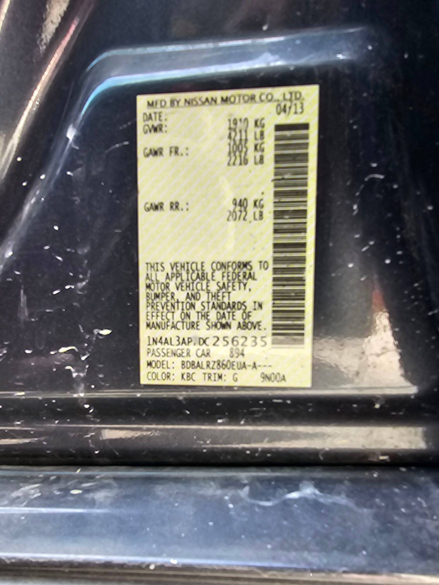 NISSAN ALTIMA 2013 - Marhaba Auction Used Cars - Image 10