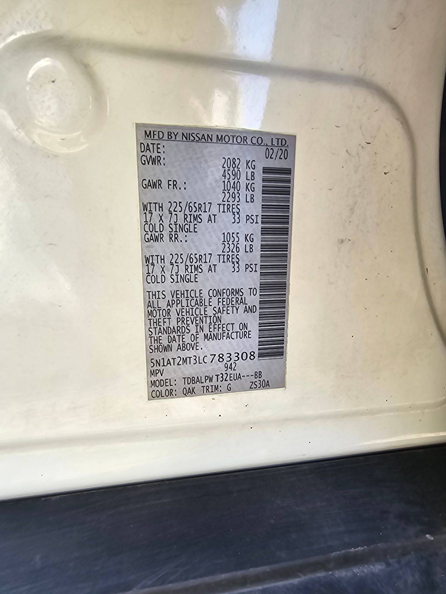 NISSAN ROGUE 2020 - Marhaba Auction Used Cars - Image 10