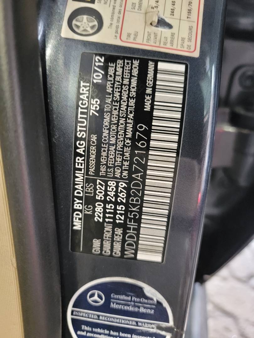 2013 MERCEDES BENZ E 350 — 139363 Miles — Lot KB2DA721679 — Main - Marhaba Auctions Used Cars - Image 11
