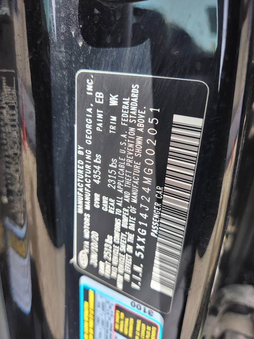 2021 KIA K5 — 55322 Miles — Lot G002051 — Main - Marhaba Auctions Used Cars - Image 10
