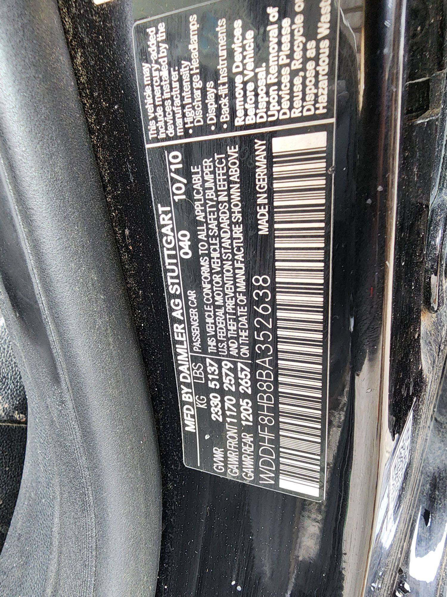 2011 MERCEDES BENZ E 350 — 158031 Miles — Lot 38403691 — Main - Marhaba Auctions Used Cars - Image 9