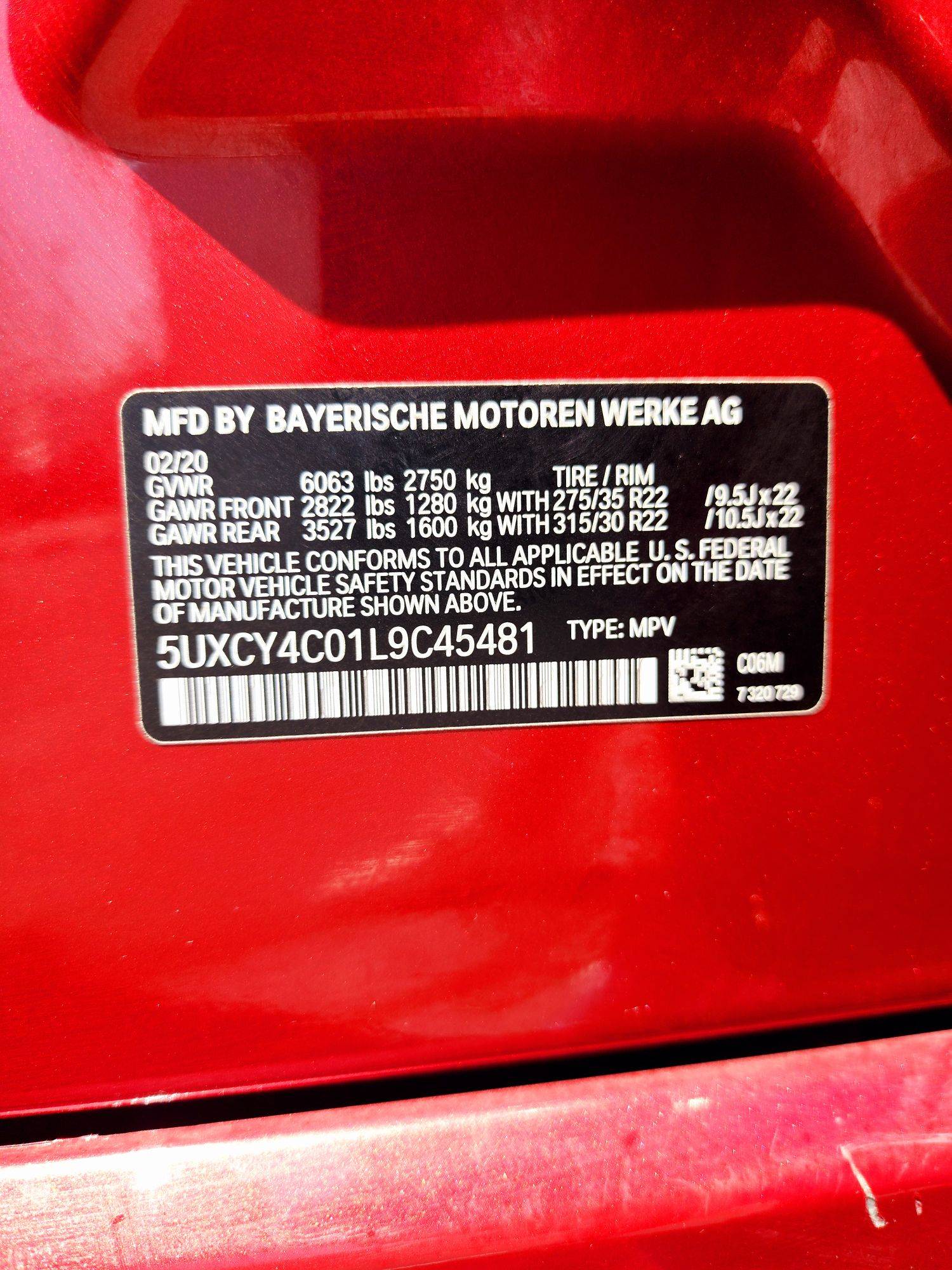 2020 BMW X6 SDRIVE 40I — 39629 Miles — Lot C45481 — Main - Marhaba Auctions Used Cars - Image 12