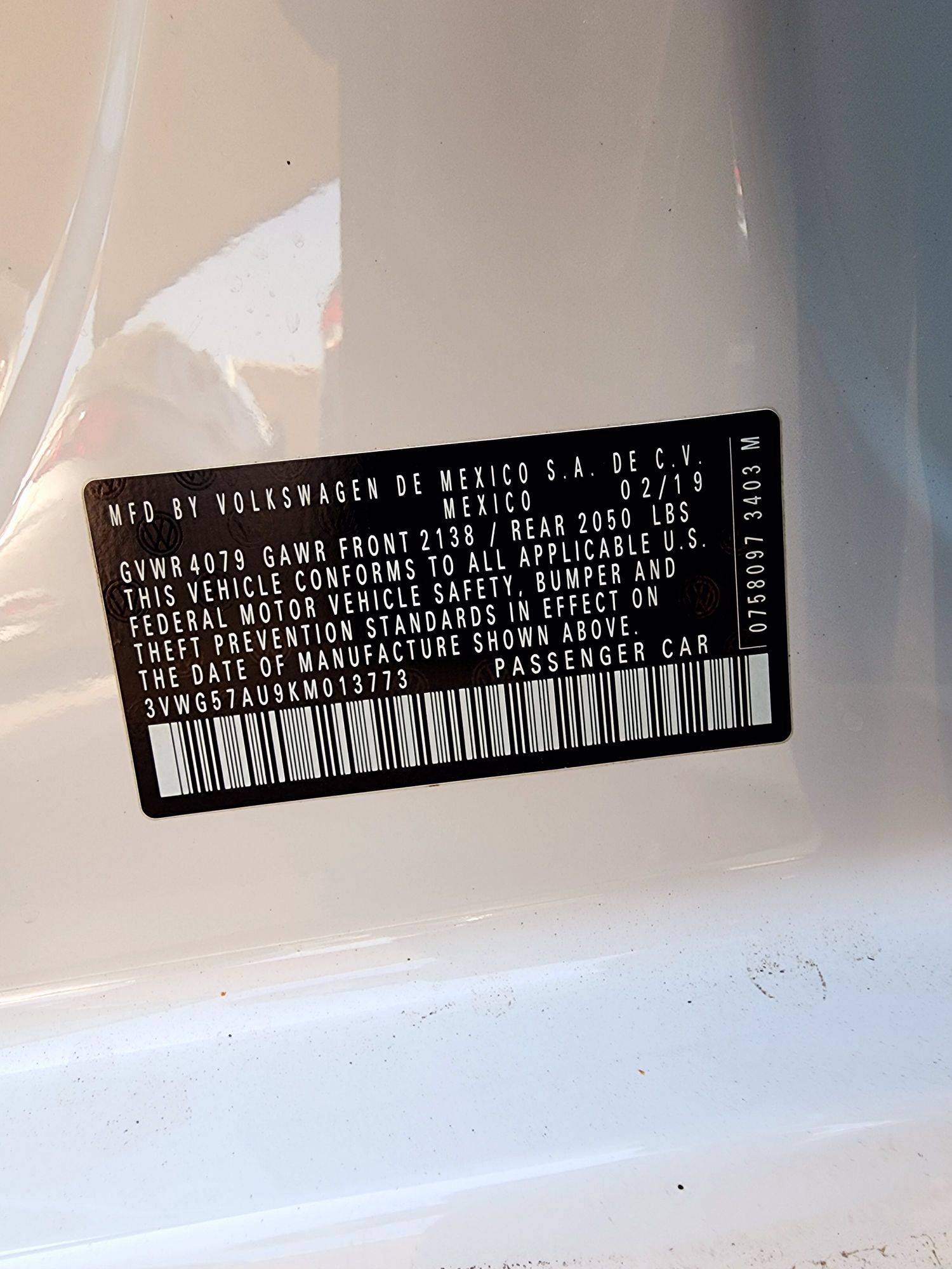 2019 VOLKSWAGEN GOLF TSI — 105951 Miles — Lot 9KM013773 — Souq - Marhaba Auctions Used Cars - Image 9