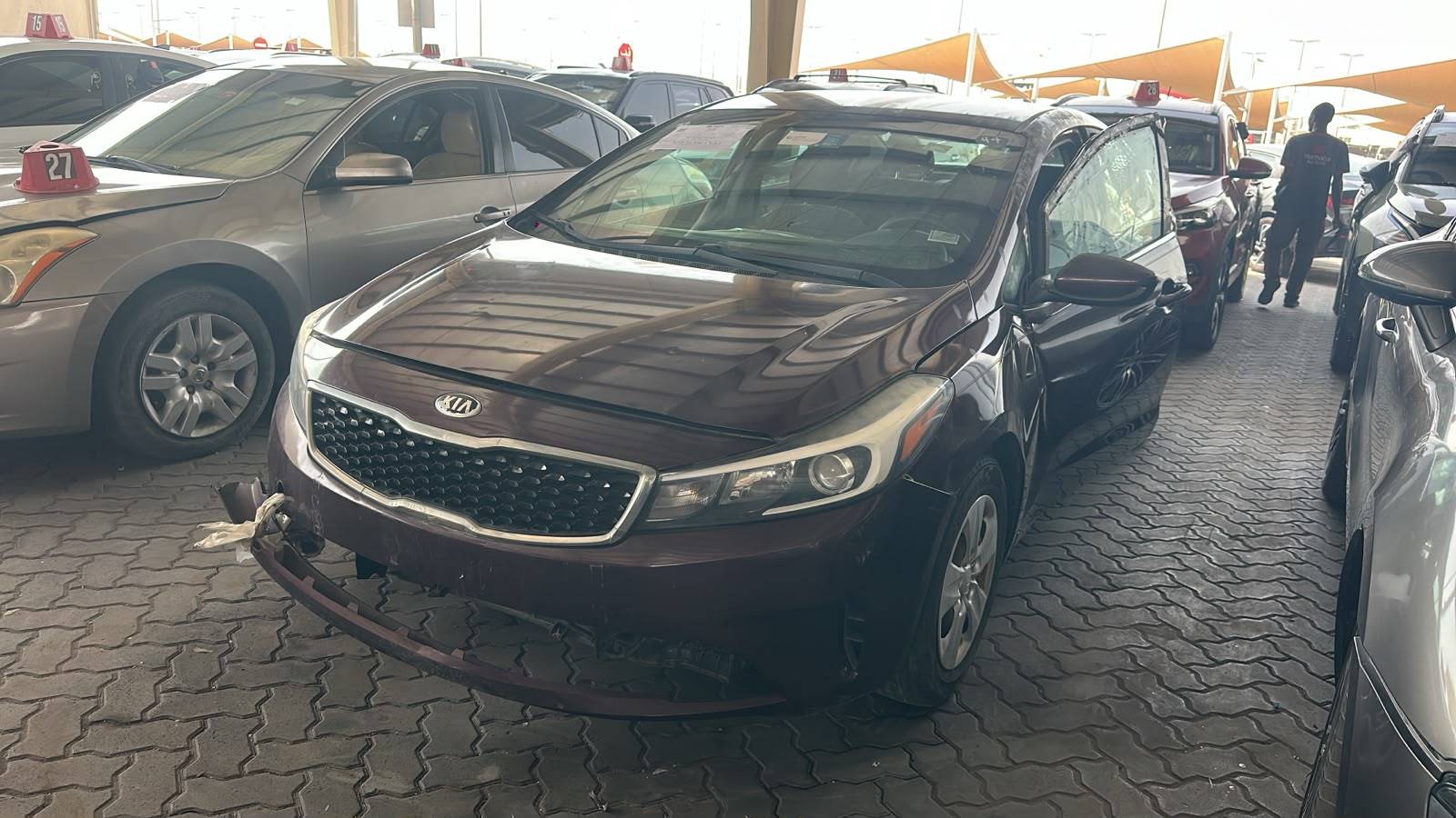 2018 KIA FORTE — 163491 Miles — Lot JE198069 — Souq - Marhaba Auctions Used Cars - Image 3