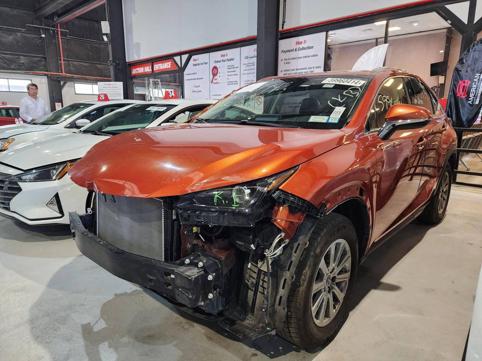 2020 LEXUS NX 300 — 62212 Miles — Lot 26994 — Al Quoz - Marhaba Auctions Used Cars - Image 4