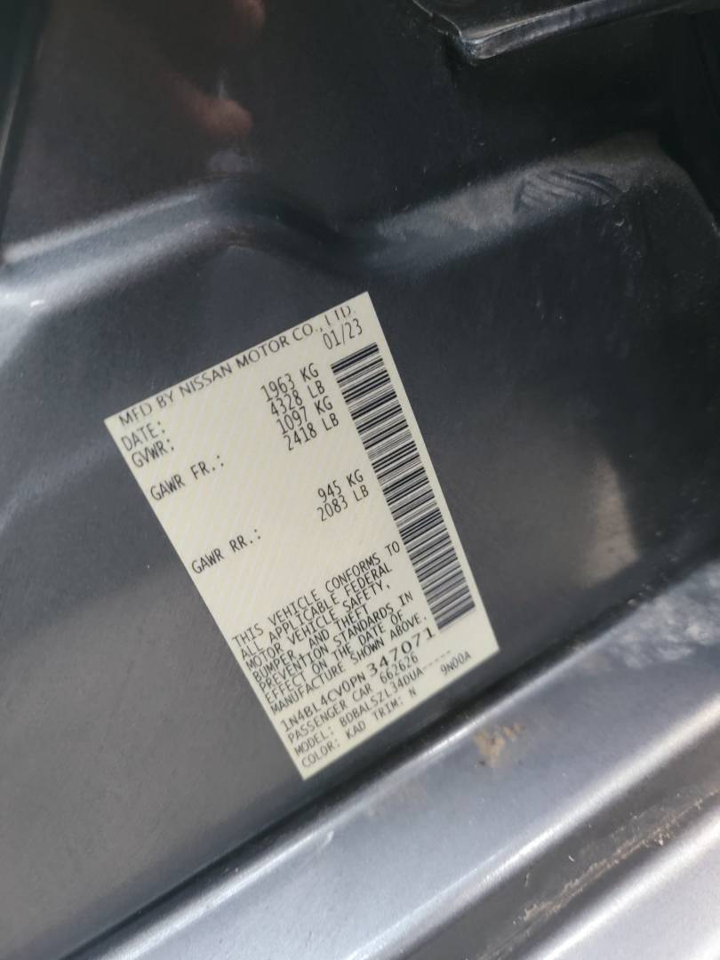 2023 NISSAN ALTIMA — 40678 Miles — Lot N347071 — Main - Marhaba Auctions Used Cars - Image 10