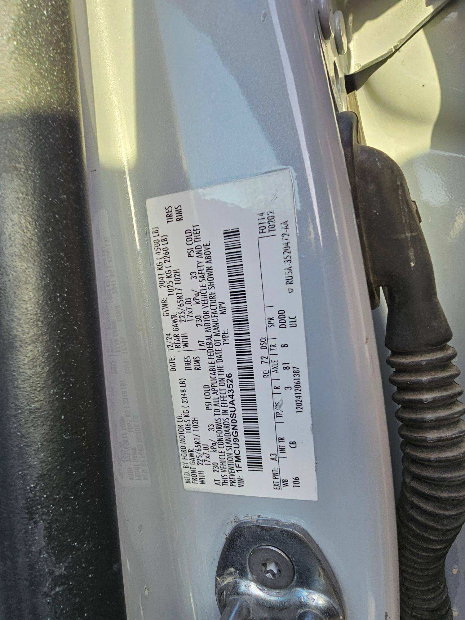 FORD ESCAPE 2025 - Marhaba Auction Used Cars - Image 10