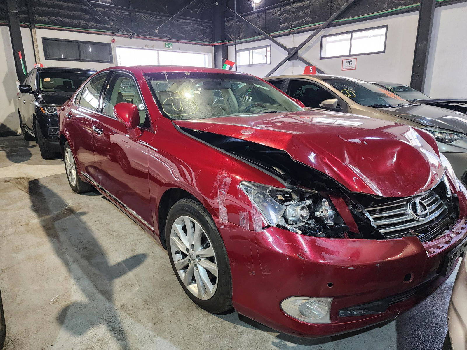 2012 LEXUS ES 350 — 126804 Miles — Lot 84144534 — Al Quoz - Marhaba Auctions Used Cars - Image 5