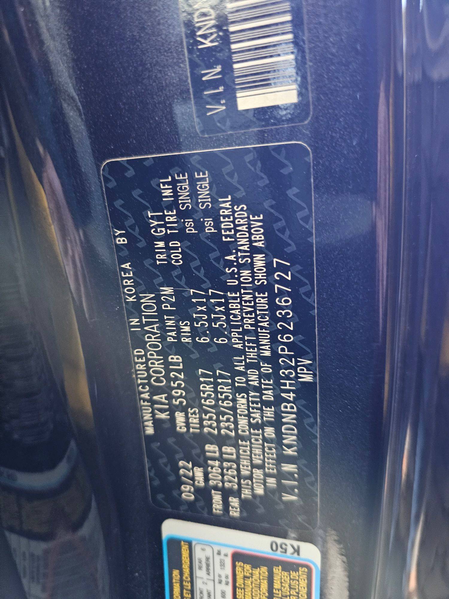 KIA CARNIVAL LX 2023 - Marhaba Auction Used Cars - Image 9