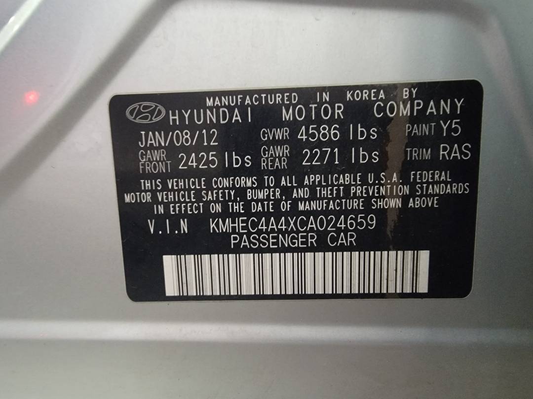 2012 HYUNDAI SONATA — 137910 Miles — Lot CA024659 — Main - Marhaba Auctions Used Cars - Image 18