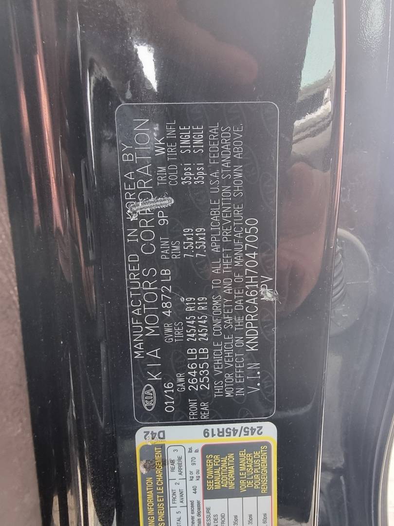 KIA SPORTAGE 2017 - Marhaba Auction Used Cars - Image 8