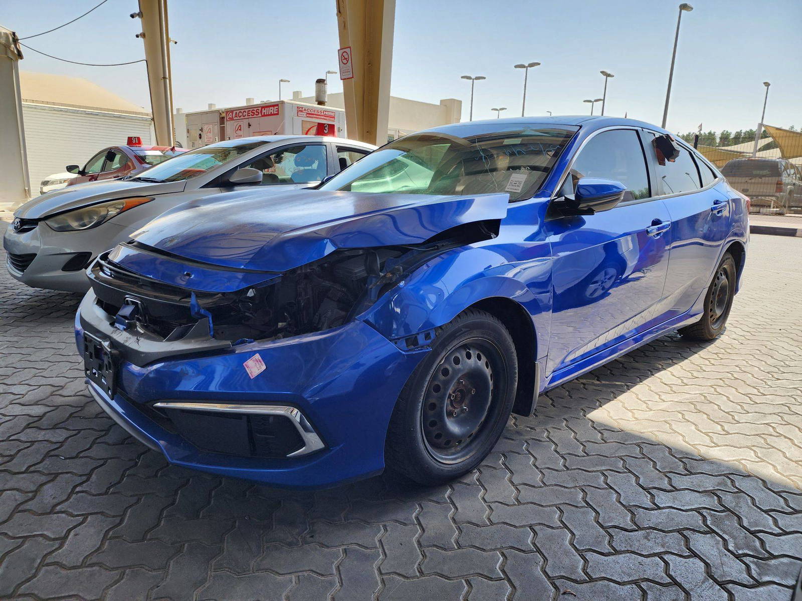 2019 HONDA CIVIC — 80950 KM — Lot KH002627 — Main - Marhaba Auctions Used Cars - Image 5