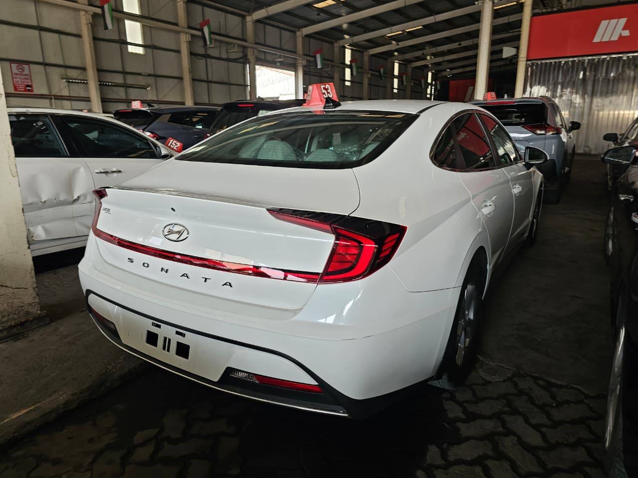 2021 HYUNDAI SONATA — 93300 KM — Lot H075946 — Main - Marhaba Auctions Used Cars - Image 4