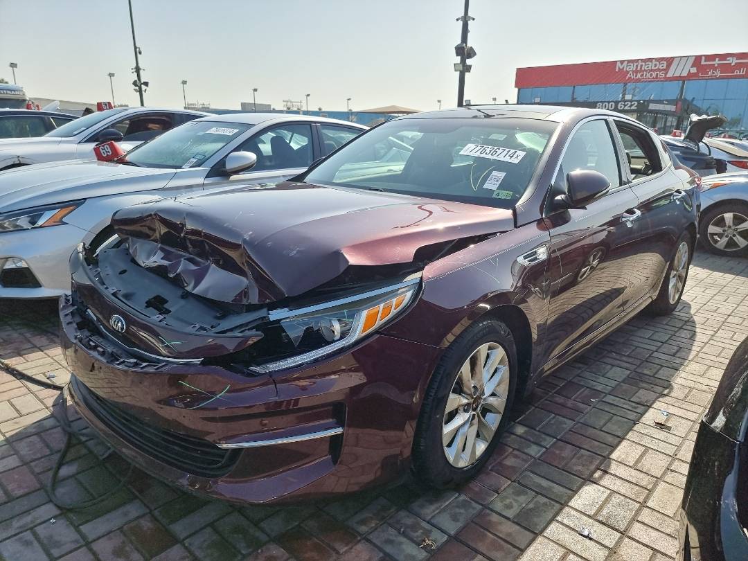 2016 KIA OPTIMA — 80508 Miles — Lot 215487 — Ind. 12 - Marhaba Auctions Used Cars - Image 5
