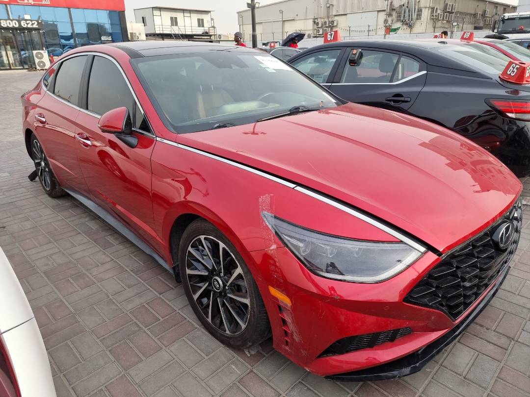 2021 HYUNDAI SONATA — 55811 Miles — Lot 125487 — Ind. 12 - Marhaba Auctions Used Cars - Image 3