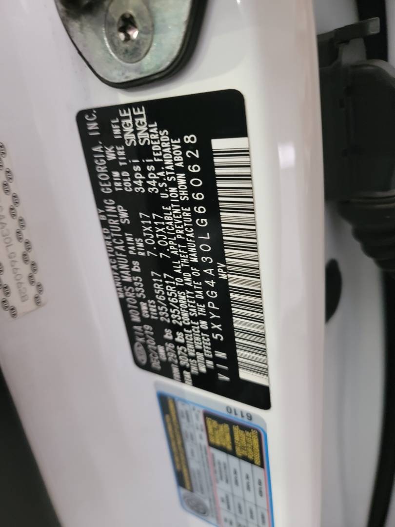 2020 KIA SORENTO — 129233 Miles — Lot 0LG660628 — Main - Marhaba Auctions Used Cars - Image 10
