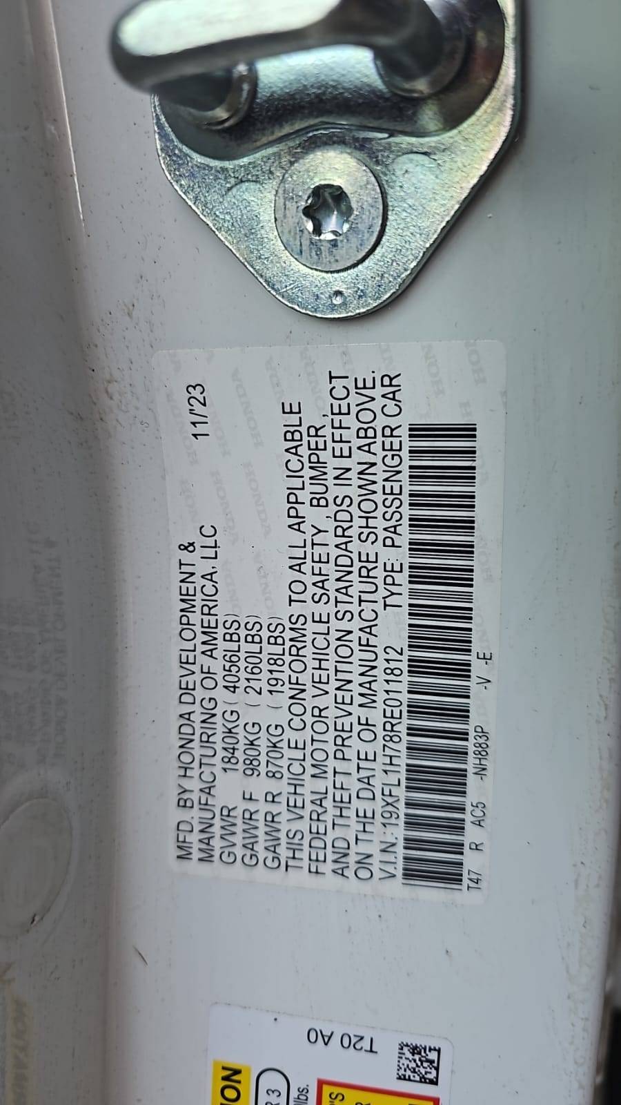 HONDA CIVIC 2024 - Marhaba Auction Used Cars - Image 5