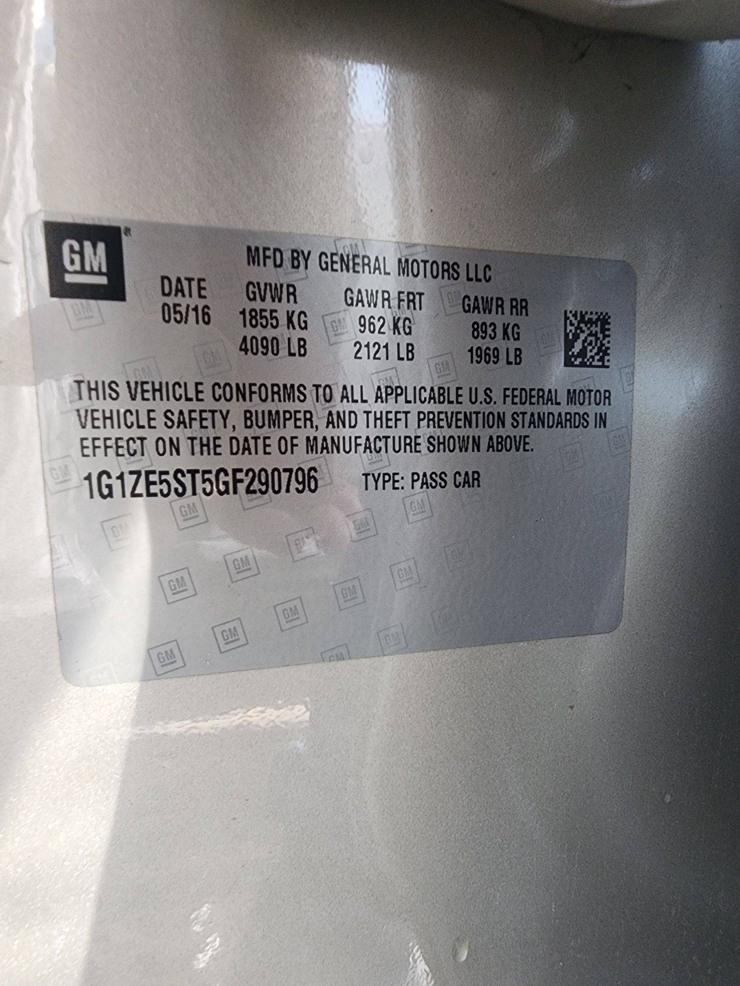 CHEVROLET MALIBU 2016 - Marhaba Auction Used Cars - Image 6