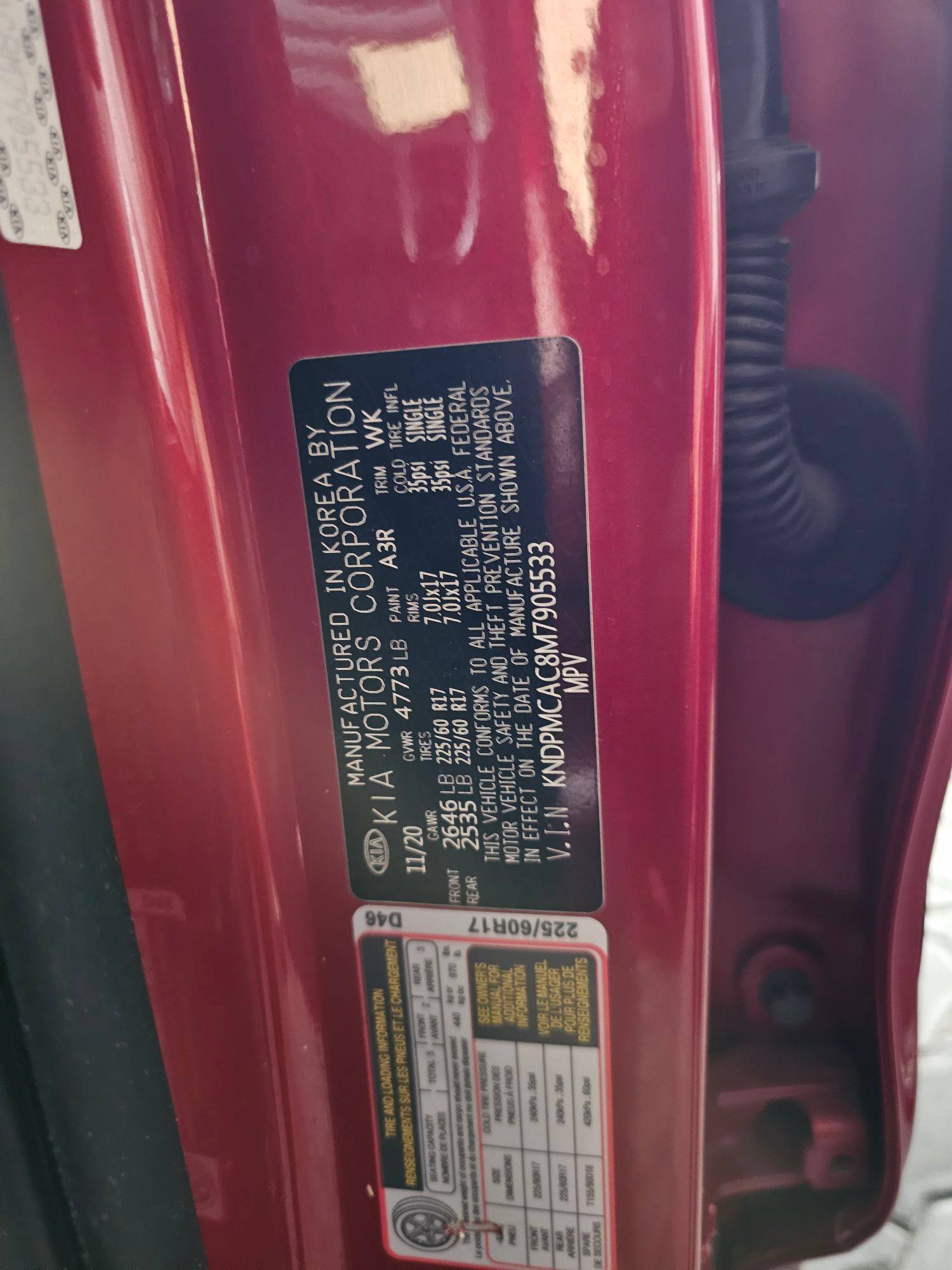 2021 KIA SPORTAGE — 45301 Miles — Lot C8M7905533 — Souq - Marhaba Auctions Used Cars - Image 9
