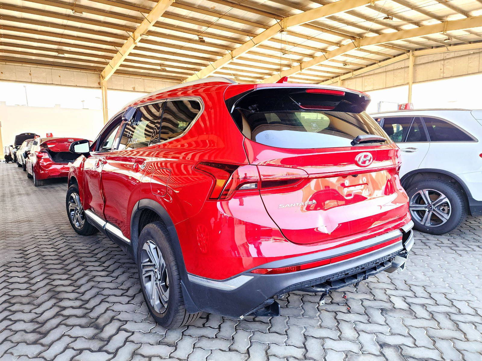 2022 HYUNDAI SANTA FE — 64492 Miles — Lot 461013 — Souq - Marhaba Auctions Used Cars - Image 3
