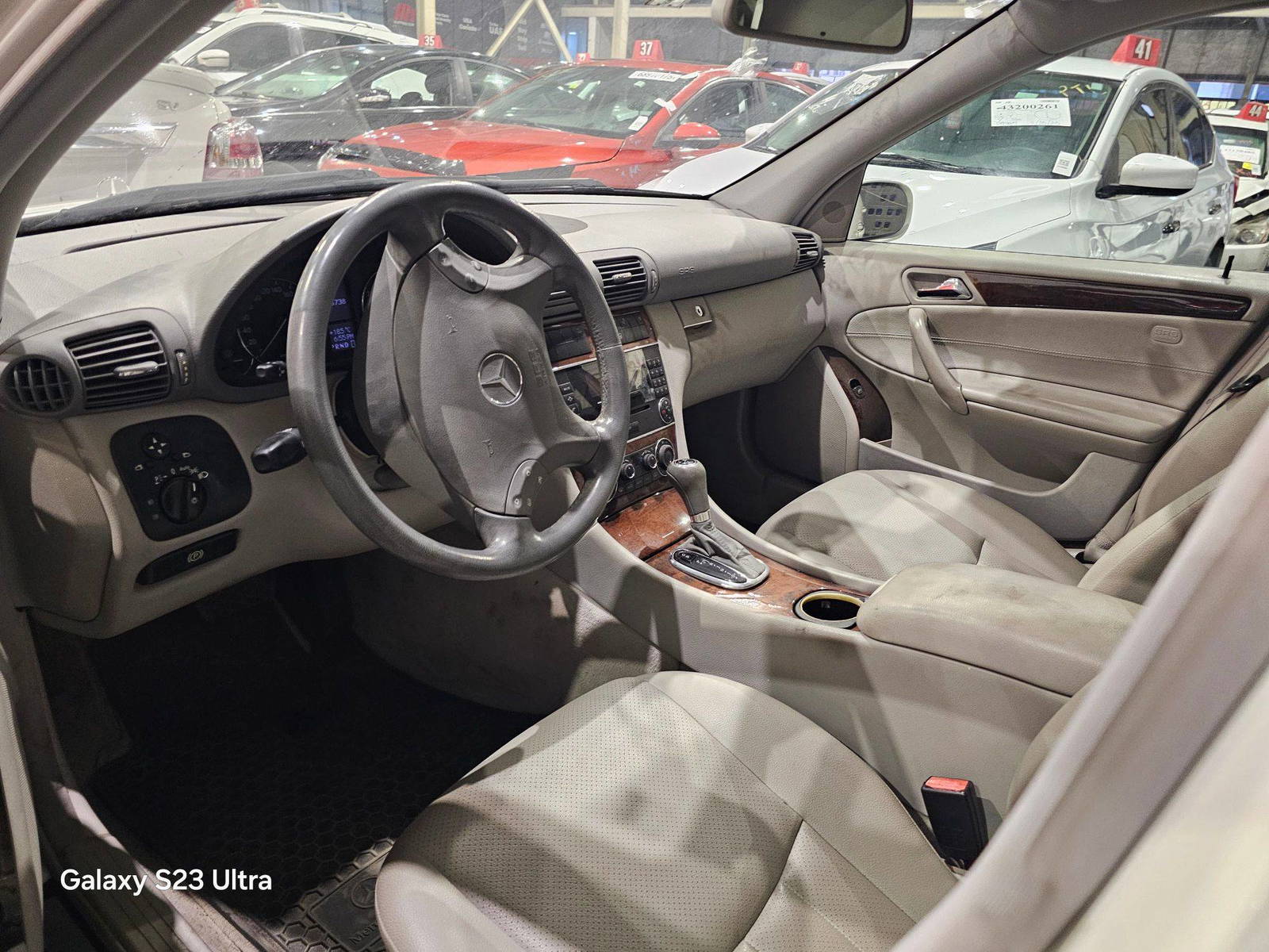 MERCEDES BENZ C 230 2007 - Marhaba Auction Used Cars - Image 8