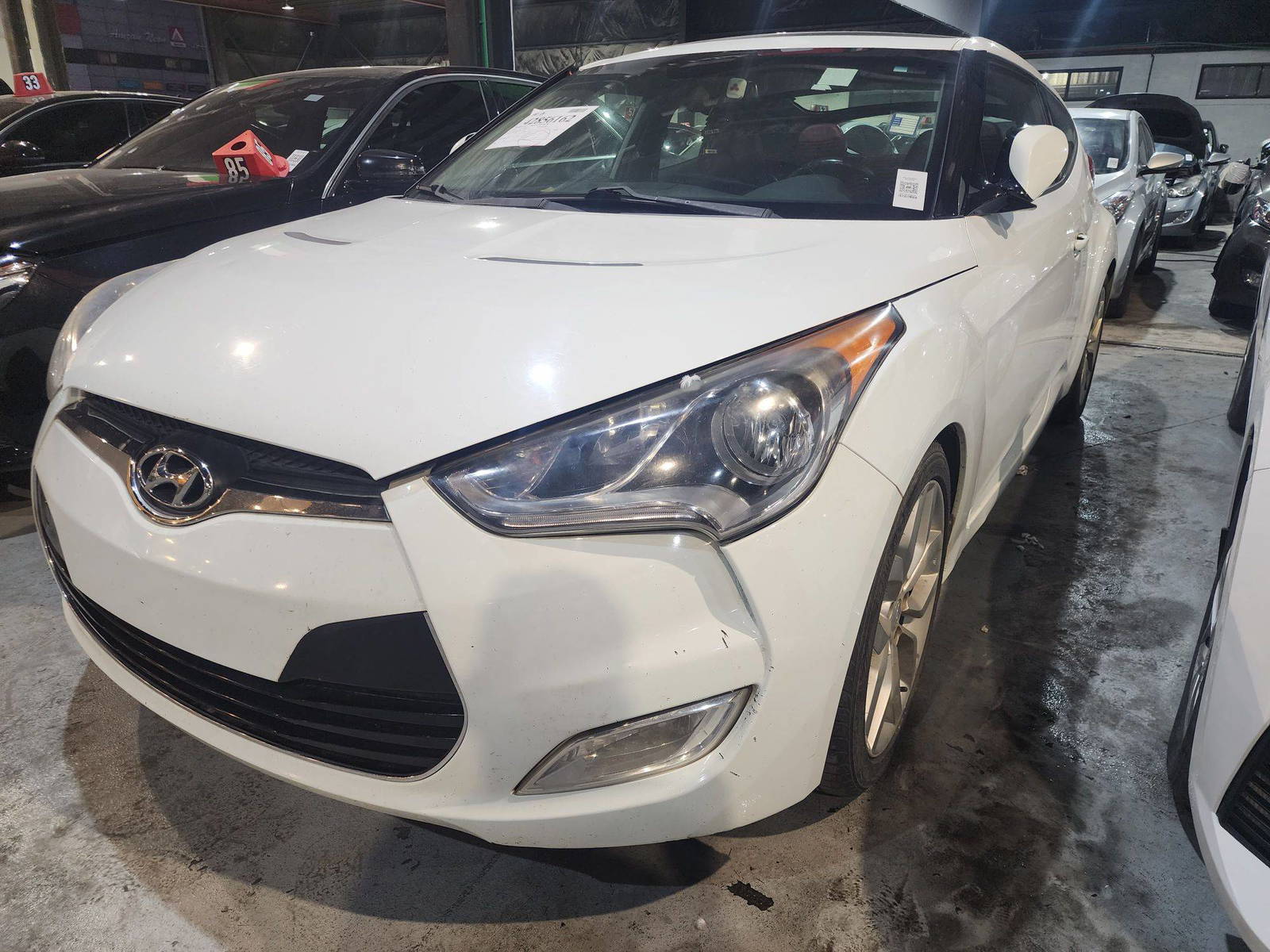 2012 HYUNDAI VELOSTER — 198925 Miles — Lot 055283 — Al Quoz - Marhaba Auctions Used Cars - Image 3