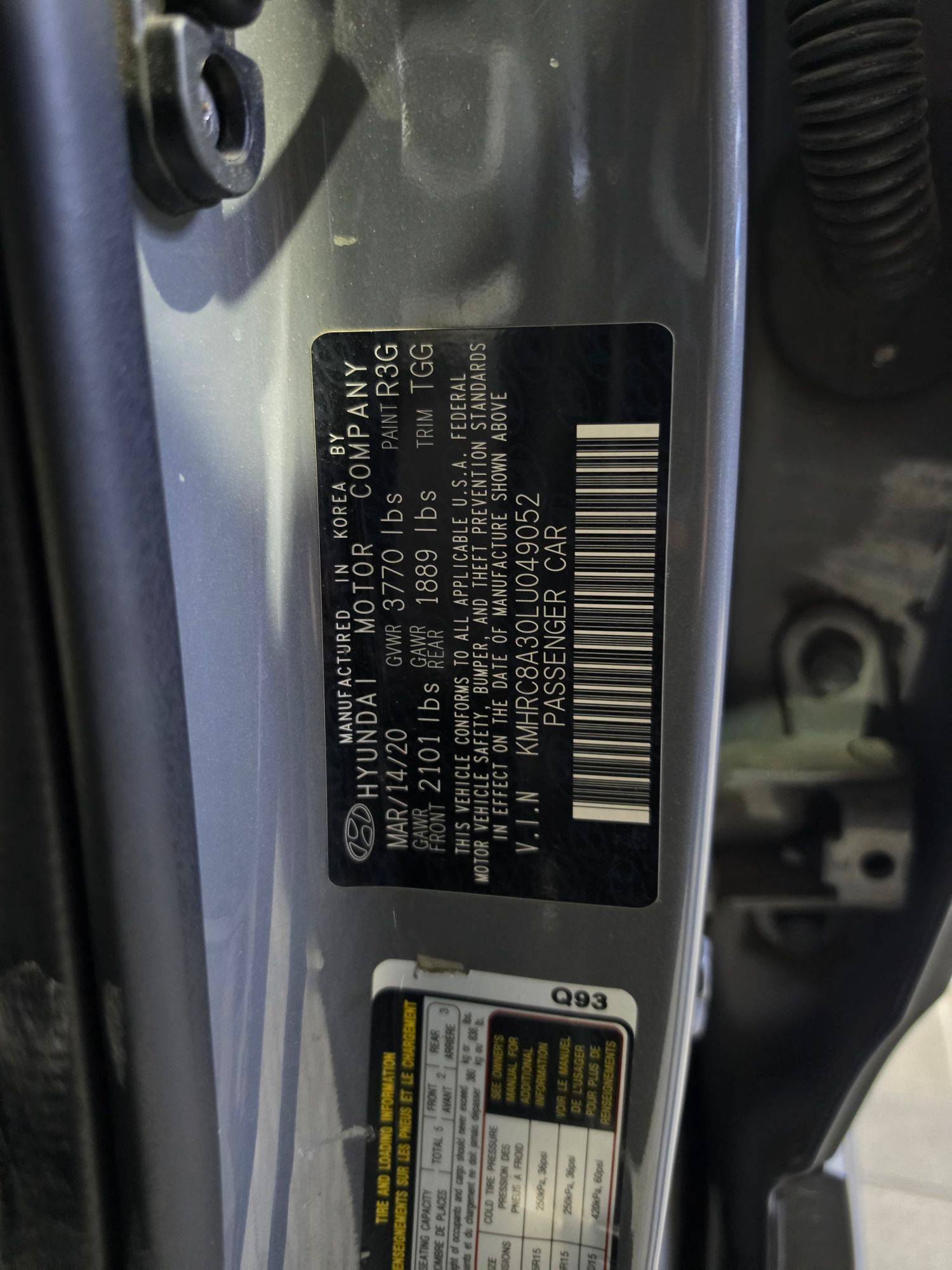HYUNDAI VENUE SEL 2020 - Marhaba Auction Used Cars - Image 10