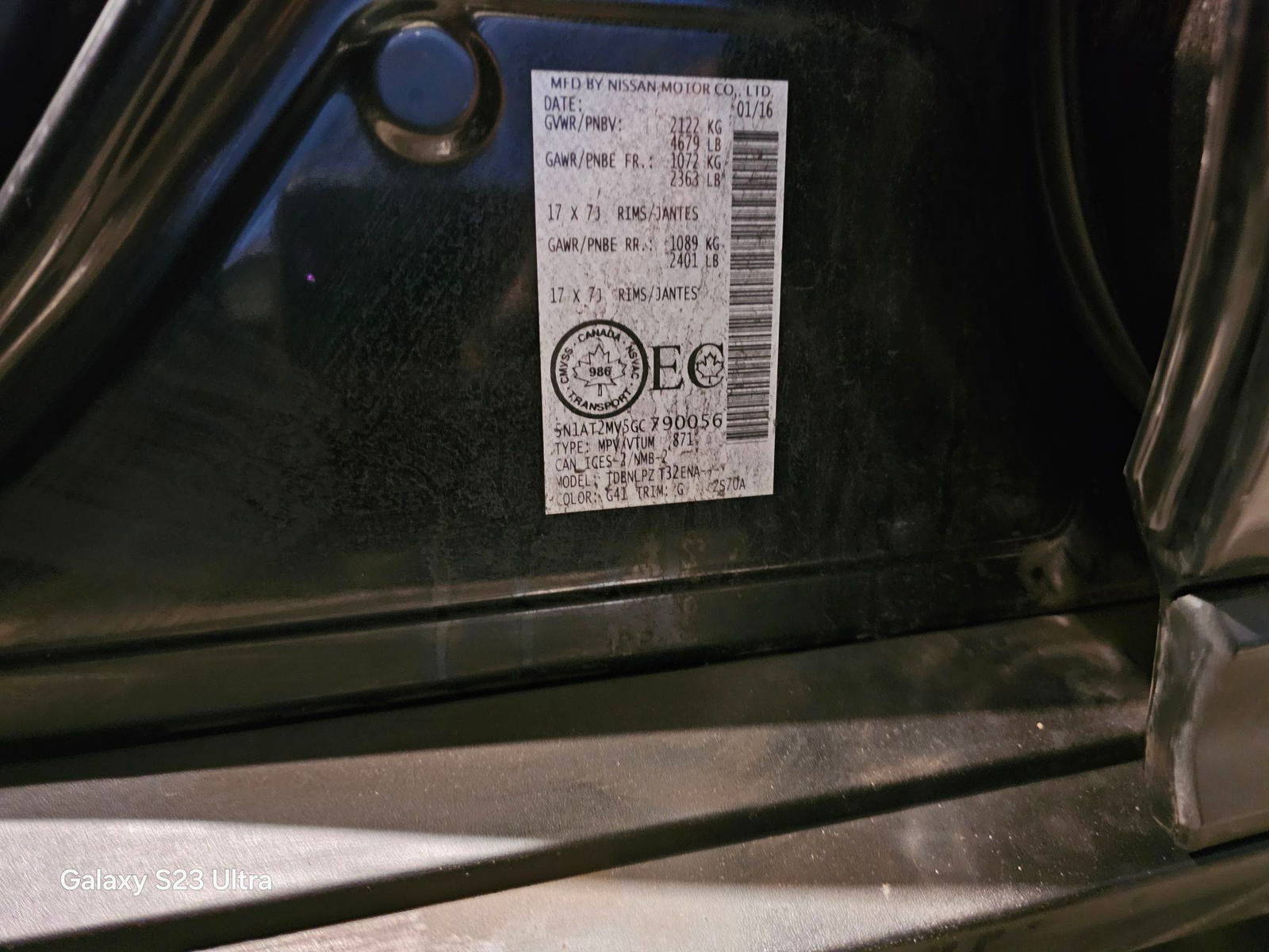 NISSAN ROGUE 2016 - Marhaba Auction Used Cars - Image 10