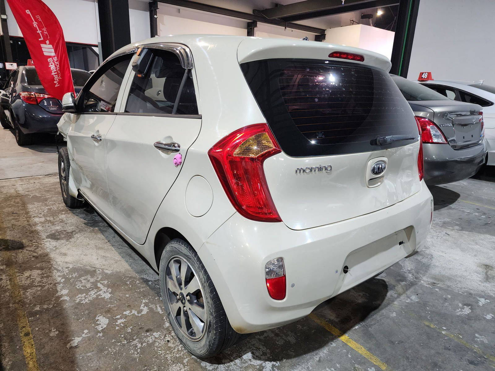 2013 KIA MORNING — 127208 KM — Lot 399861 — Al Quoz - Marhaba Auctions Used Cars - Image 4