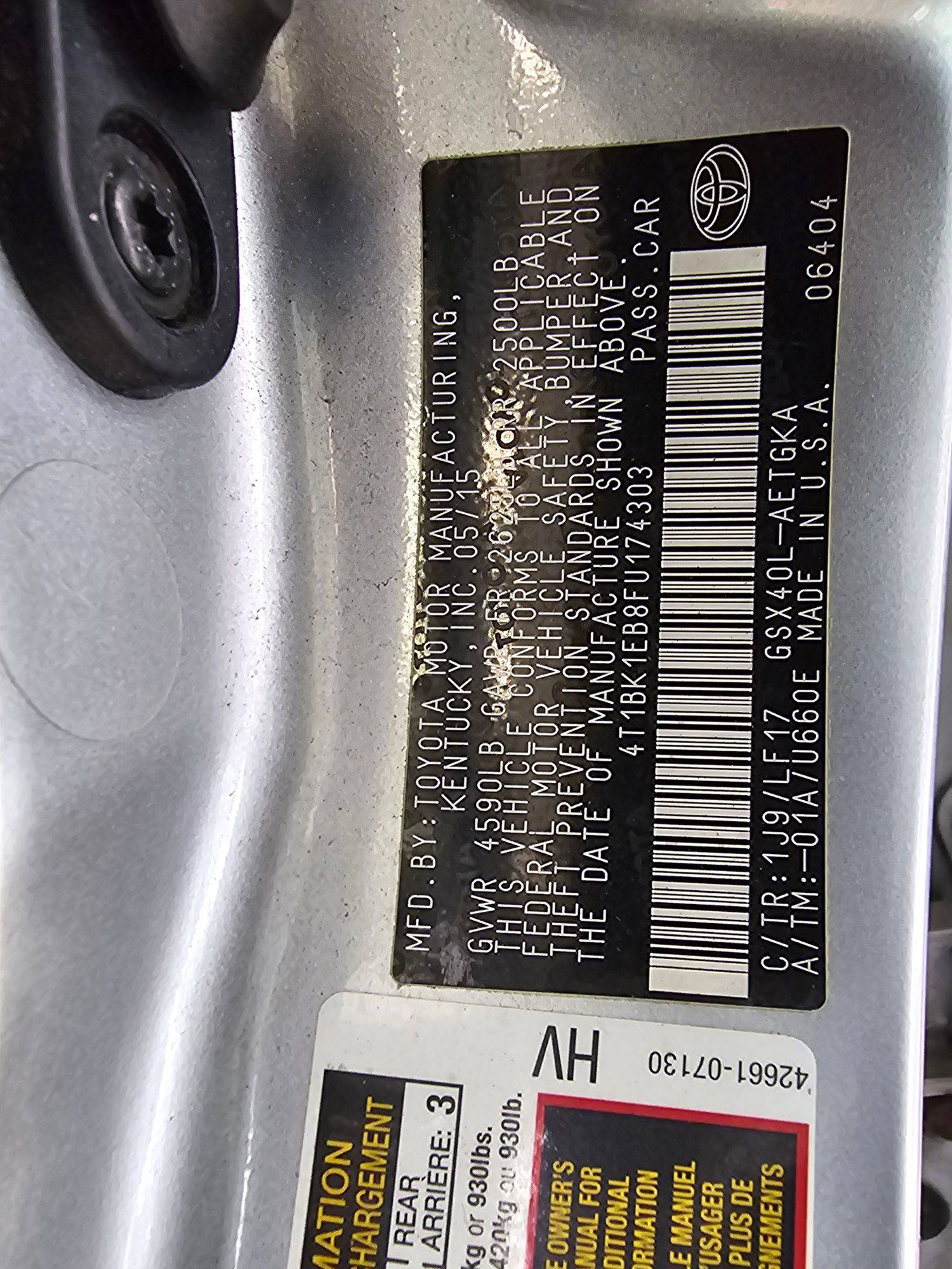 TOYOTA AVALON 2015 - Marhaba Auction Used Cars - Image 9