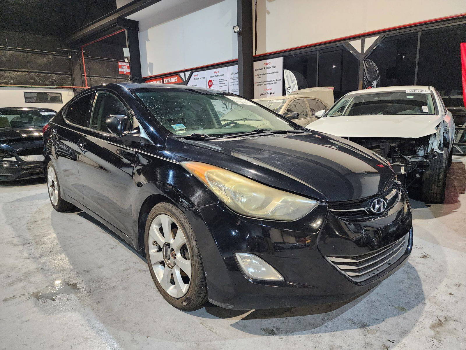 2013 HYUNDAI ELANTRA — 161393 Miles — Lot 39357093 — Al Quoz - Marhaba Auctions Used Cars - Image 3