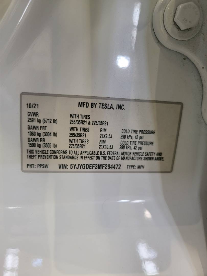 2021 TESLA MODEL Y — 34152 Miles — Lot F294472 — Main - Marhaba Auctions Used Cars - Image 11