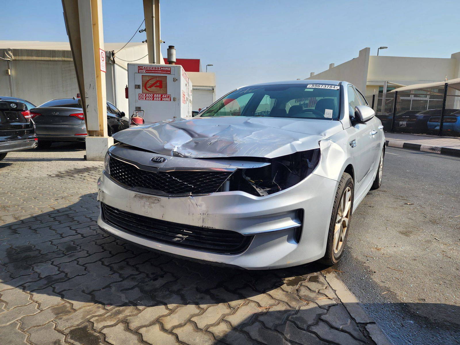 2018 KIA OPTIMA — 105534 Miles — Lot 59673784 — Souq - Marhaba Auctions Used Cars - Image 5