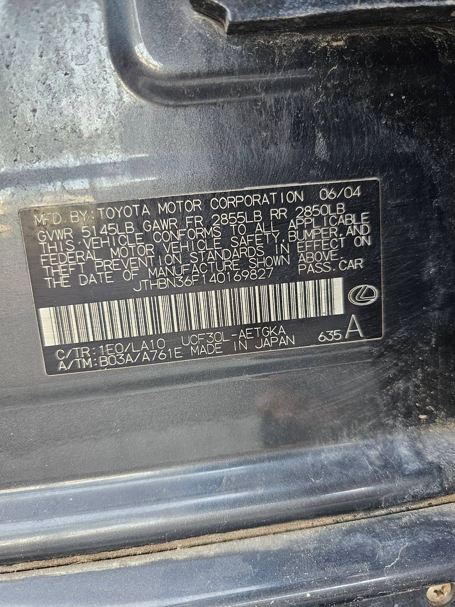 LEXUS LS 430 2004 - Marhaba Auction Used Cars - Image 11