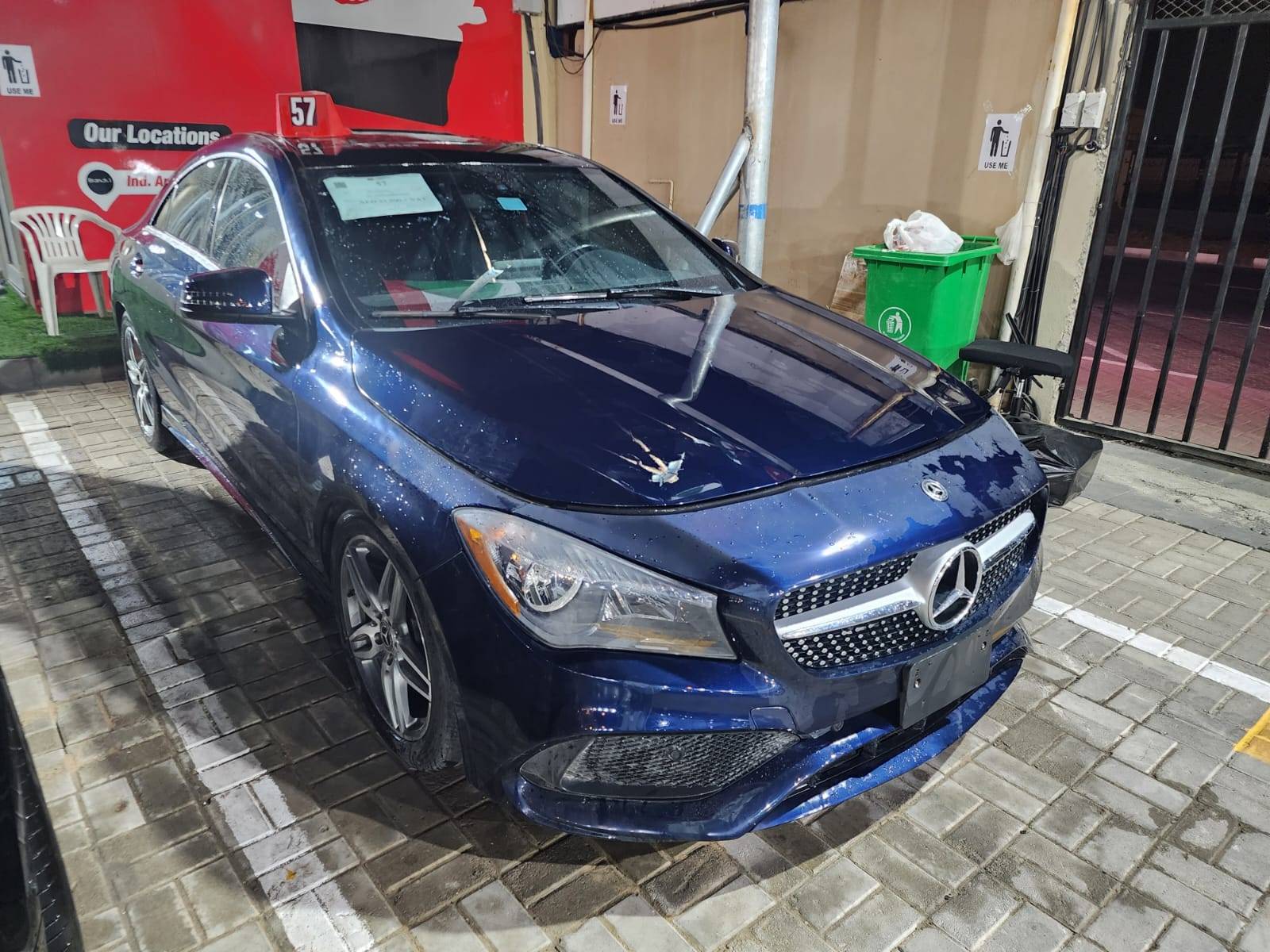 2018 MERCEDES BENZ CLA 250 — 114245 Miles — Lot 83027 — Al Sajaa - Marhaba Auctions Used Cars - Image 4