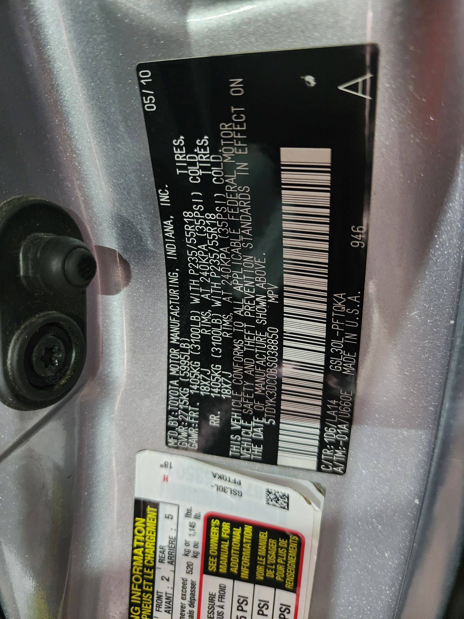 TOYOTA SIENNA 2011 - Marhaba Auction Used Cars - Image 9