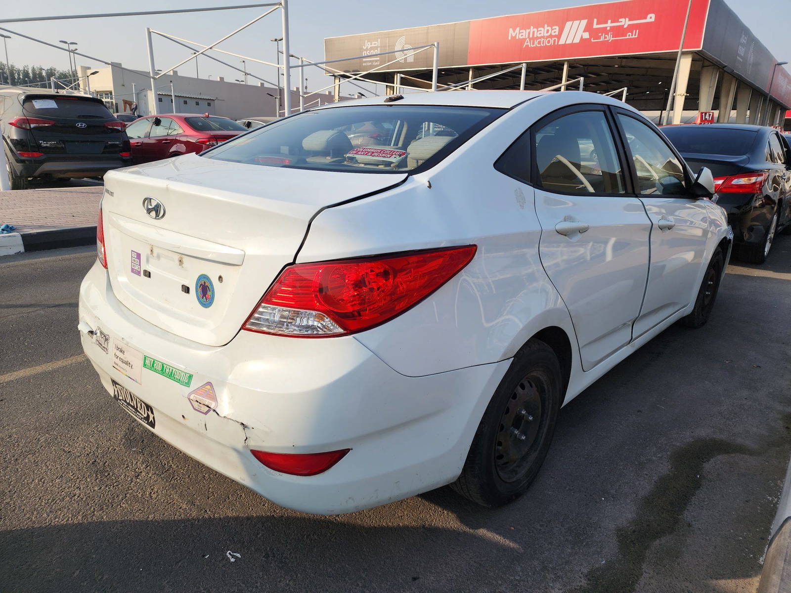 2014 HYUNDAI ACCENT — 197823 Miles — Lot 44214414 — Souq - Marhaba Auctions Used Cars - Image 3