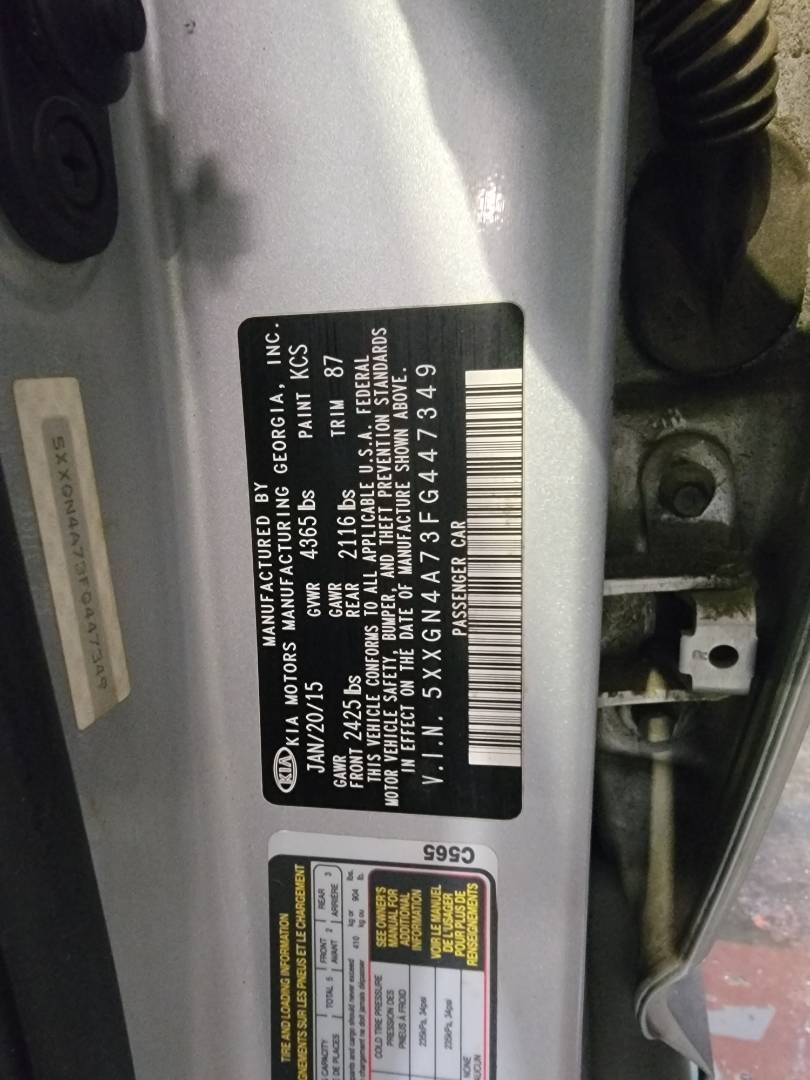2015 KIA OPTIMA — 235069 Miles — Lot 3FG447349 — Main - Marhaba Auctions Used Cars - Image 19