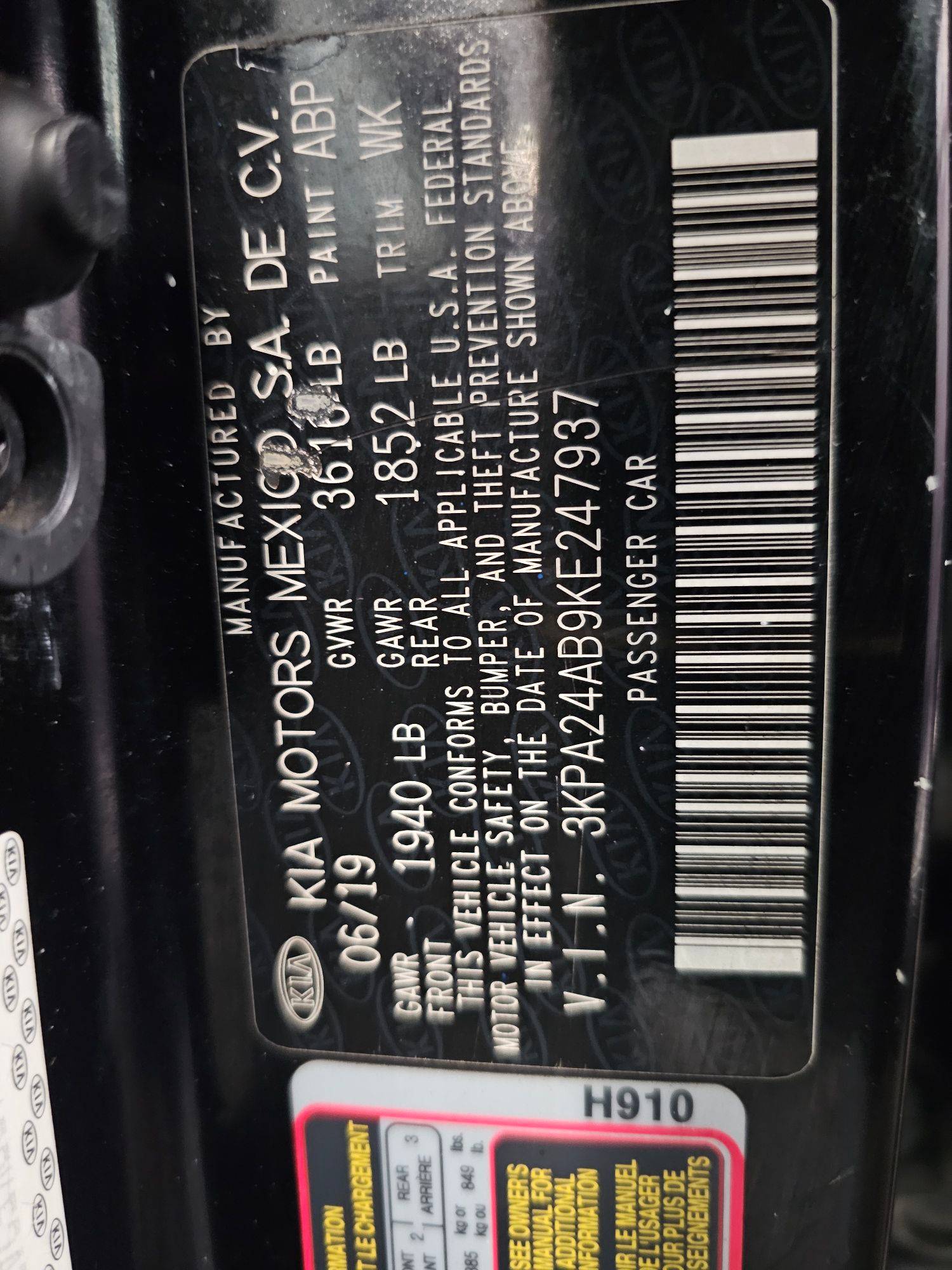 KIA RIO 2019 - Marhaba Auction Used Cars - Image 10