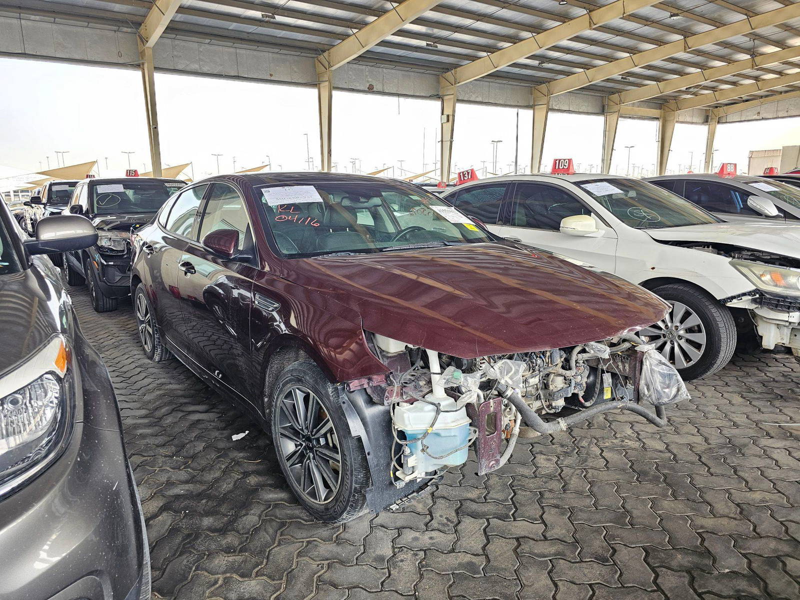 2019 KIA OPTIMA — 92629 Miles — Lot XKG344810 — Souq - Marhaba Auctions Used Cars - Image 4