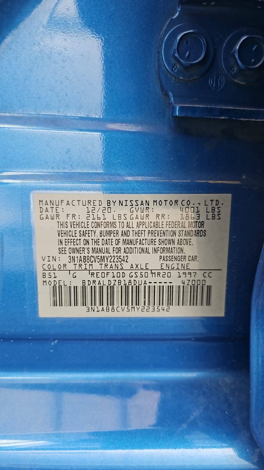 2021 NISSAN SENTRA — Lot MY223542 - Marhaba Auctions Used Cars - Image 11