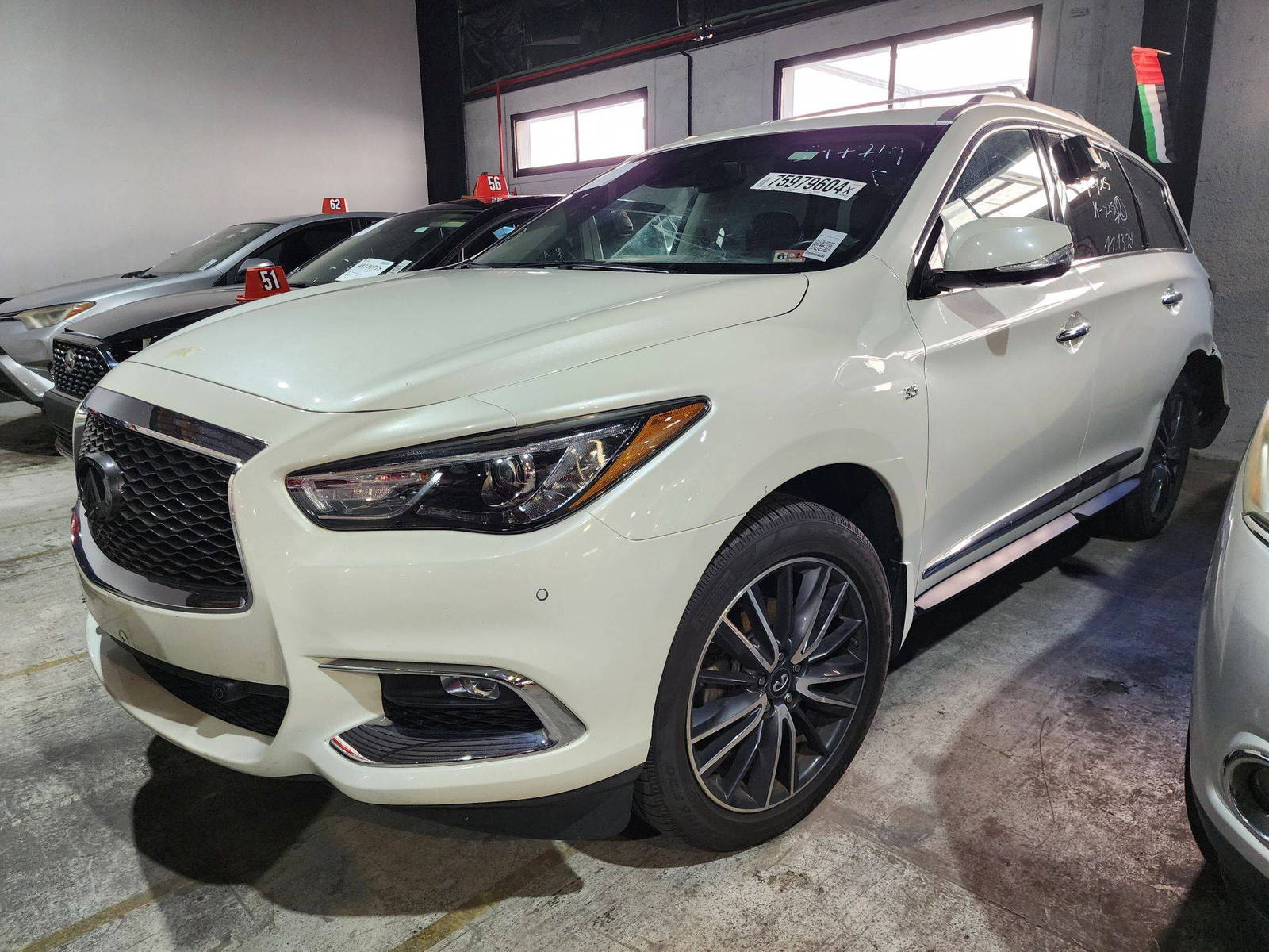 2020 INFINITI QX60 — 134982 Miles — Lot 125487 — Al Quoz - Marhaba Auctions Used Cars - Image 3