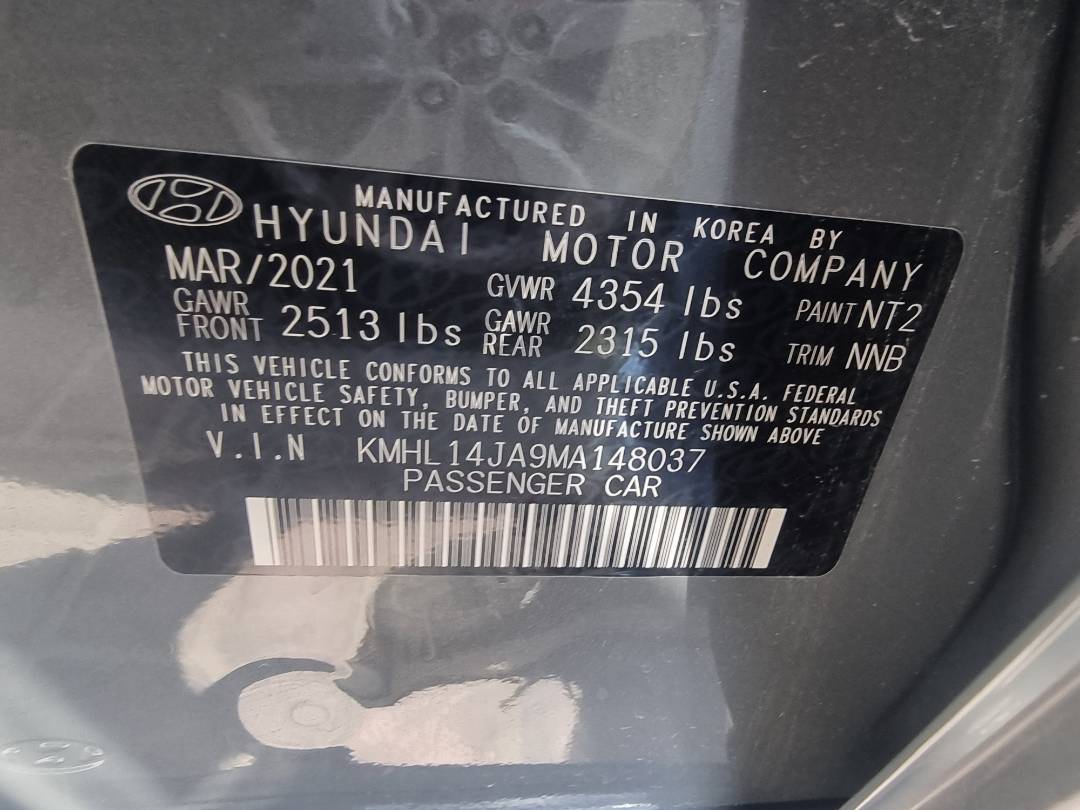 HYUNDAI SONATA 2021 - Marhaba Auction Used Cars - Image 10