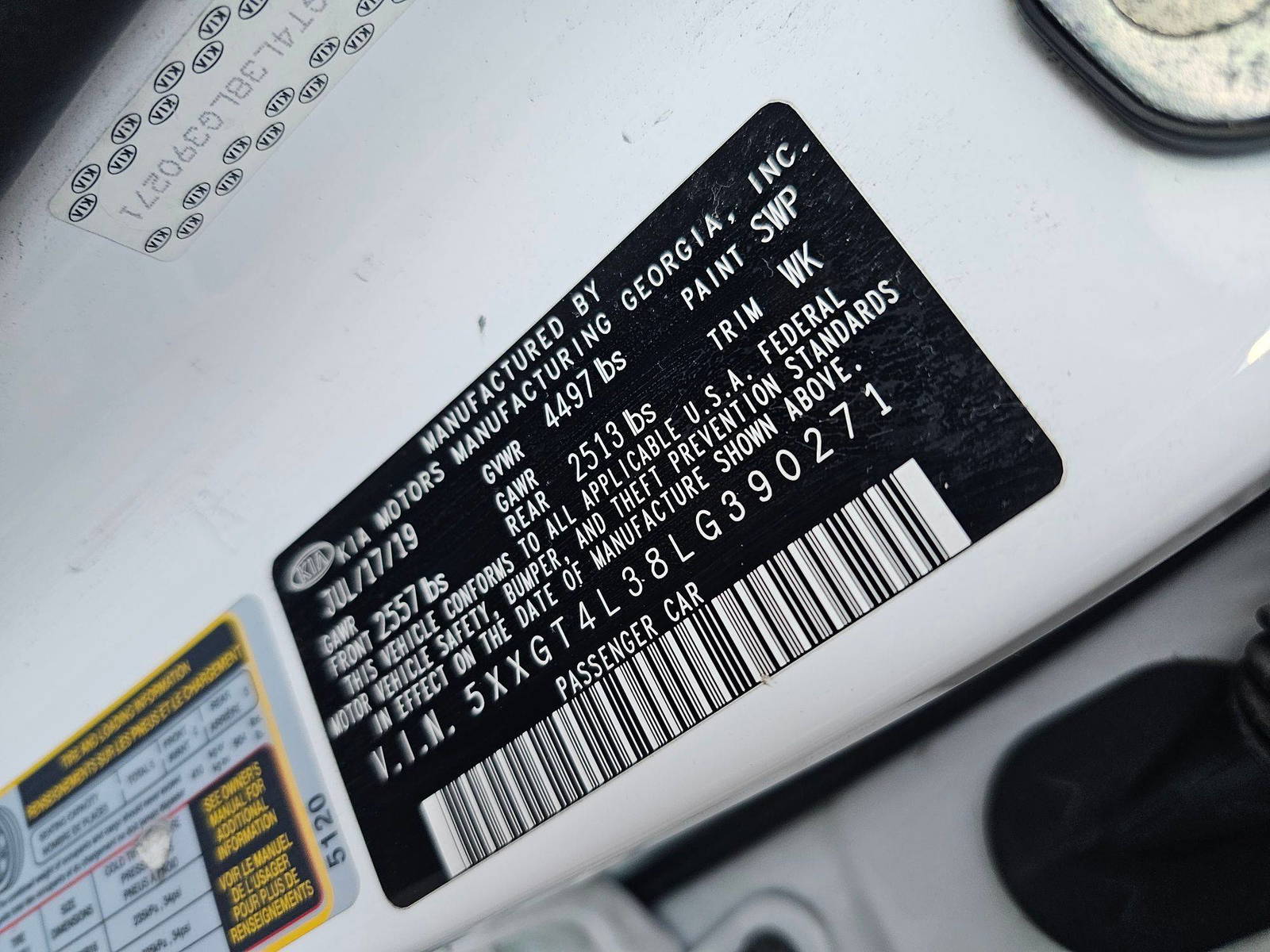 KIA OPTIMA 2020 - Marhaba Auction Used Cars - Image 9