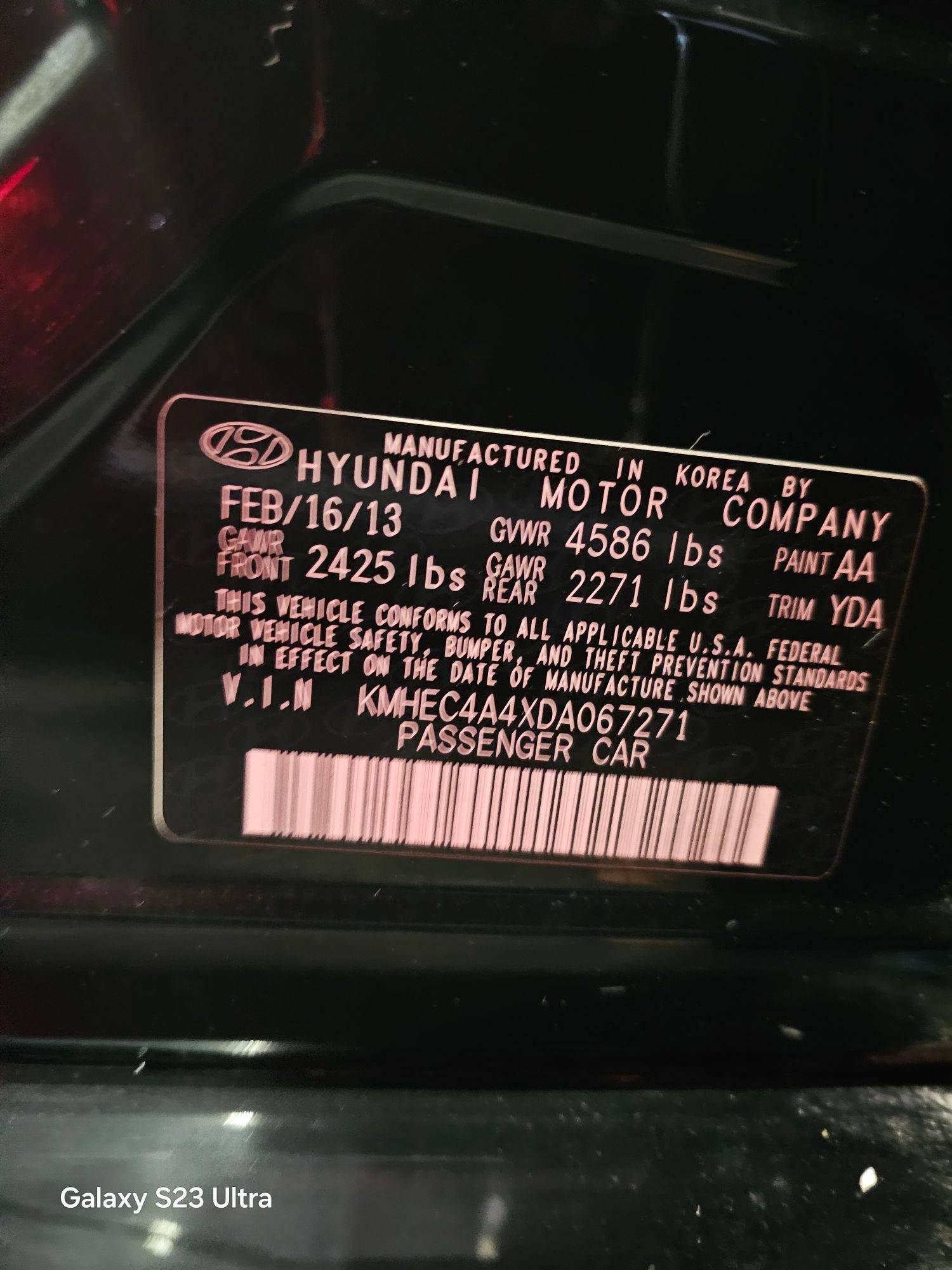 HYUNDAI SONATA 2013 - Marhaba Auction Used Cars - Image 10